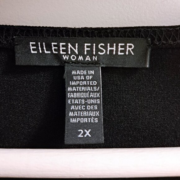 Eileen Fisher Tunic Black Size 2X - Picture 8 of 9